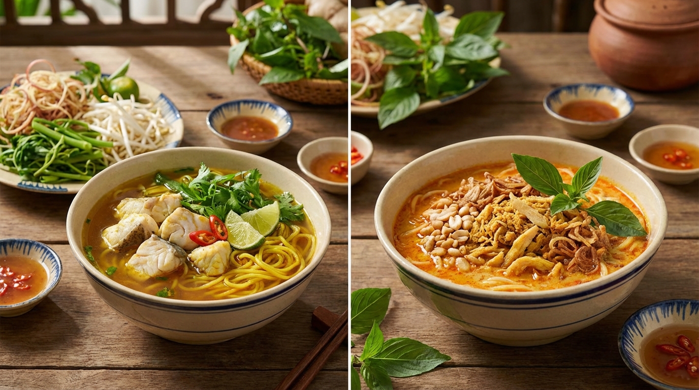 So sánh ẩm thực Rạch Giá và Hà Tiên với các món đặc sản