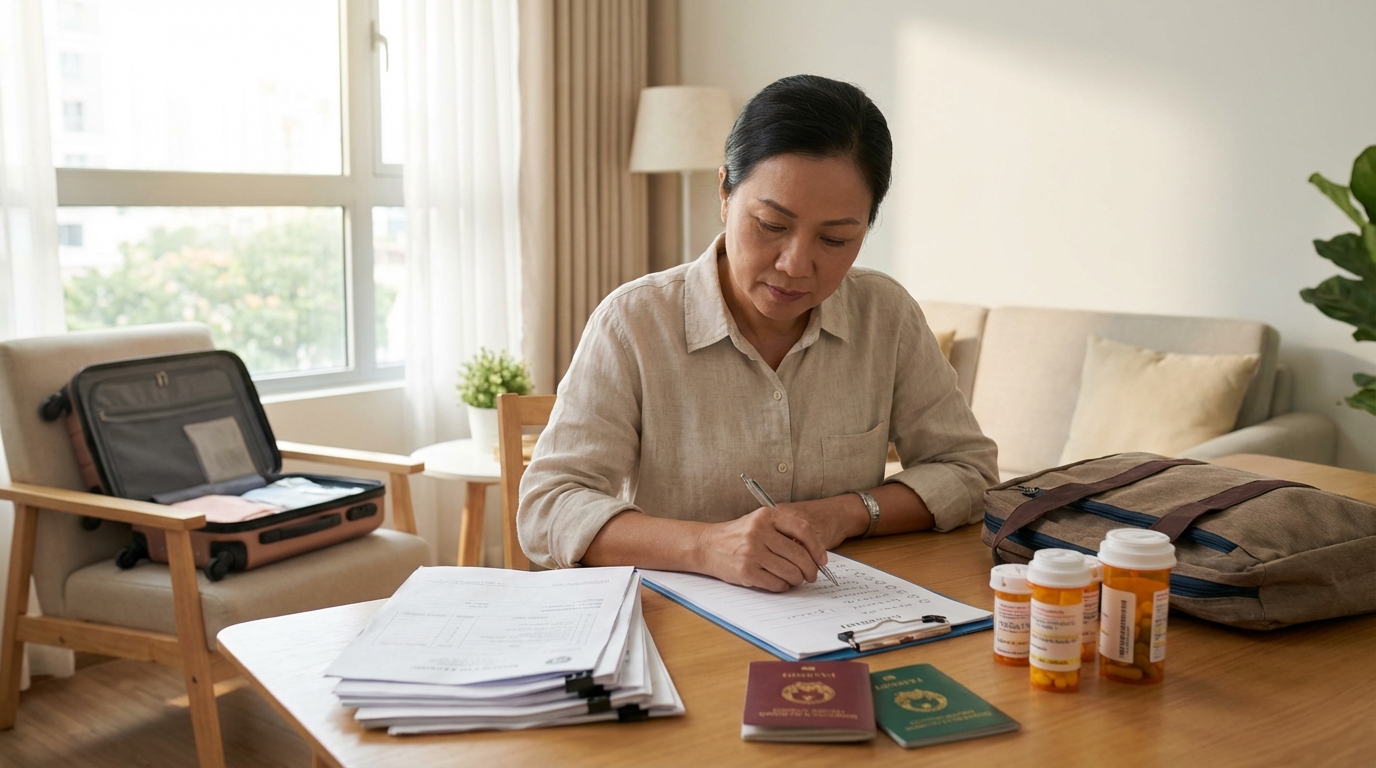 Chuẩn bị đầy đủ giấy tờ và đồ dùng khi đi khám bệnh Sài Gòn từ tỉnh