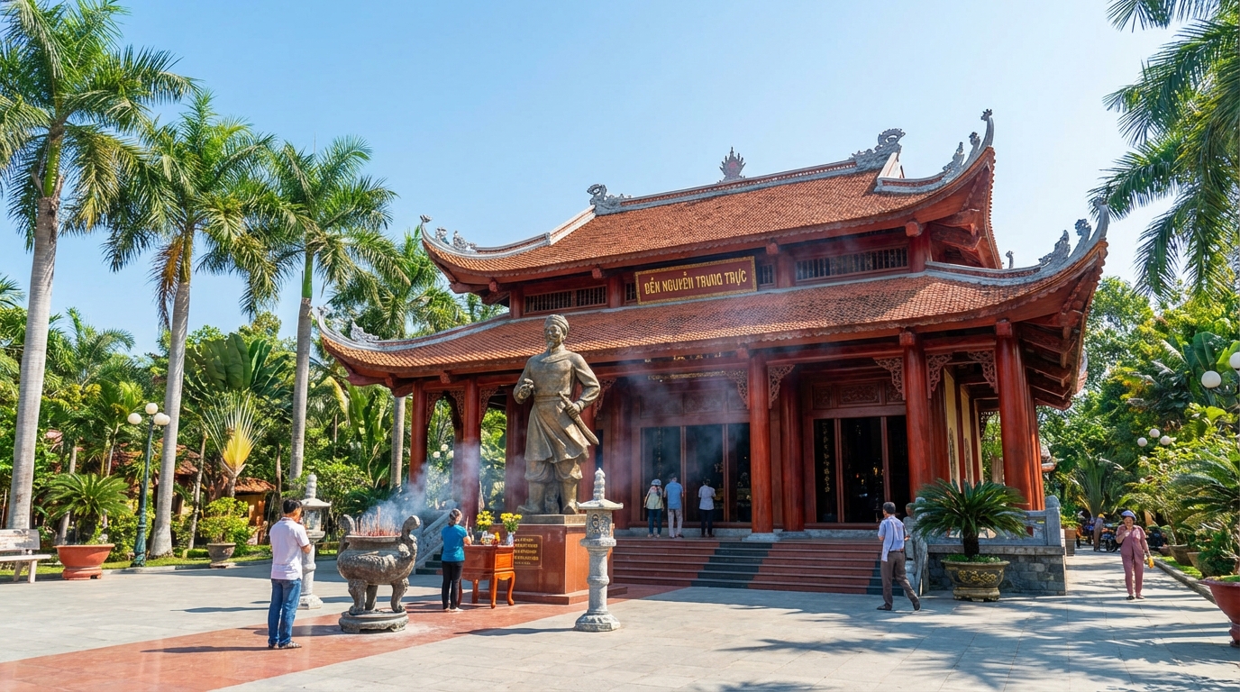 Đền Nguyễn Trung Trực - di tích lịch sử tưởng nhớ anh hùng dân tộc tại Rạch Giá