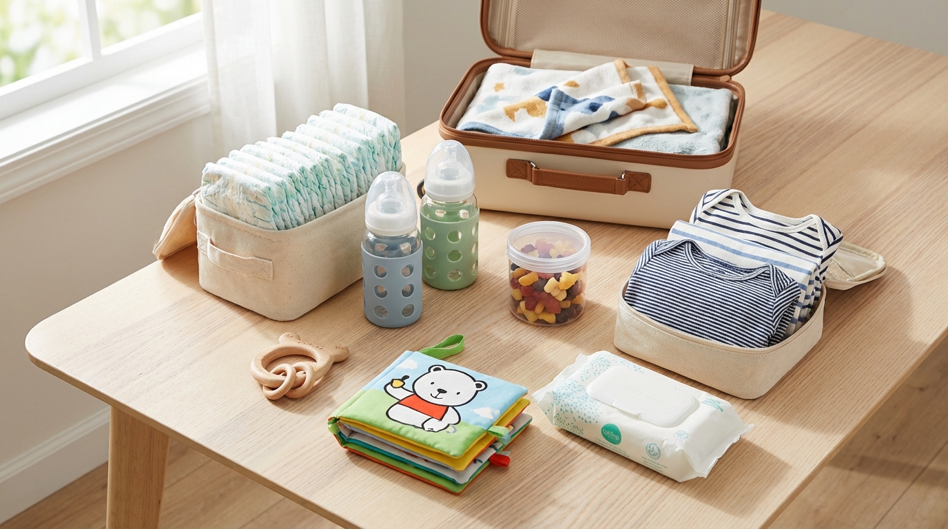 Đồ dùng cần chuẩn bị cho trẻ khi đi máy bay