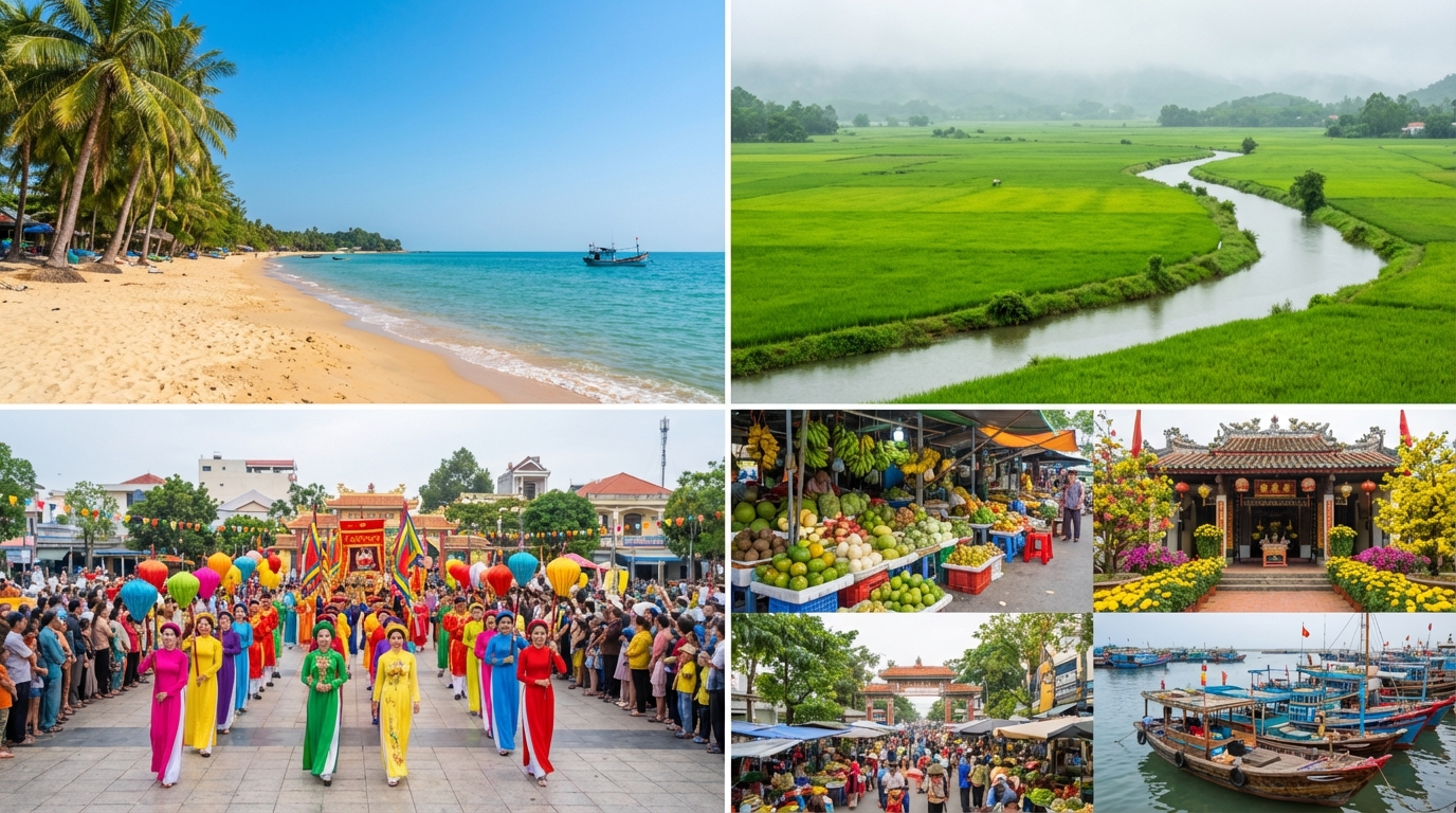 Hà Tiên qua 4 mùa với cảnh đẹp khác nhau