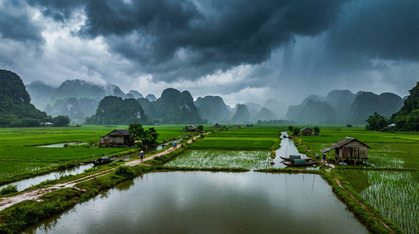 Hà Tiên mùa mưa với cảnh xanh mướt