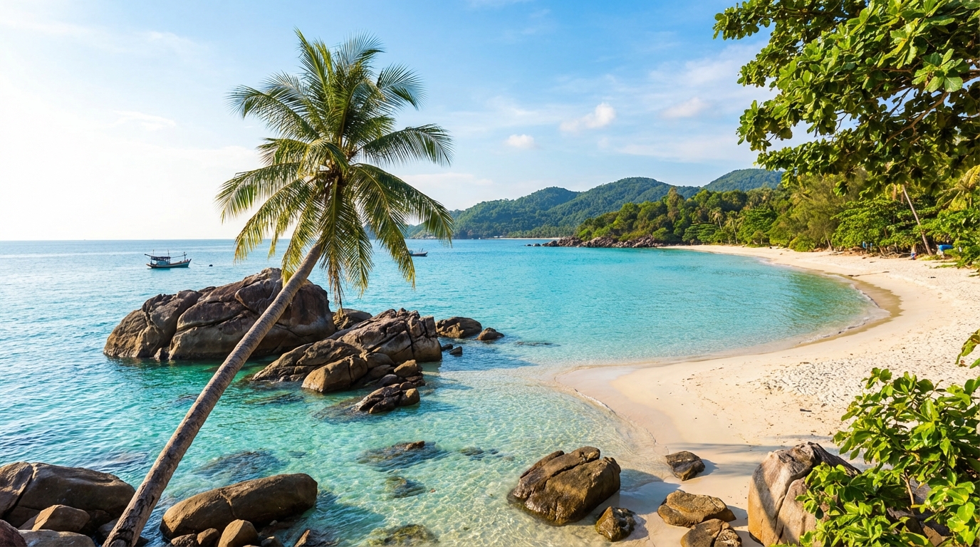 Bãi biển hoang sơ tuyệt đẹp trên đảo Hòn Sơn Kiên Giang