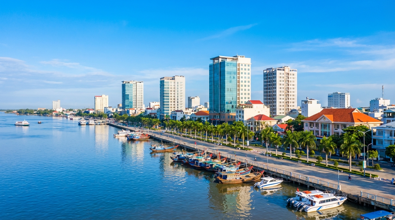 Thành phố Rạch Giá - trung tâm tỉnh Kiên Giang