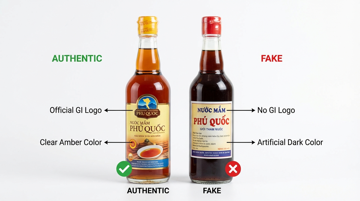 Hướng dẫn phân biệt nước mắm Phú Quốc thật và giả