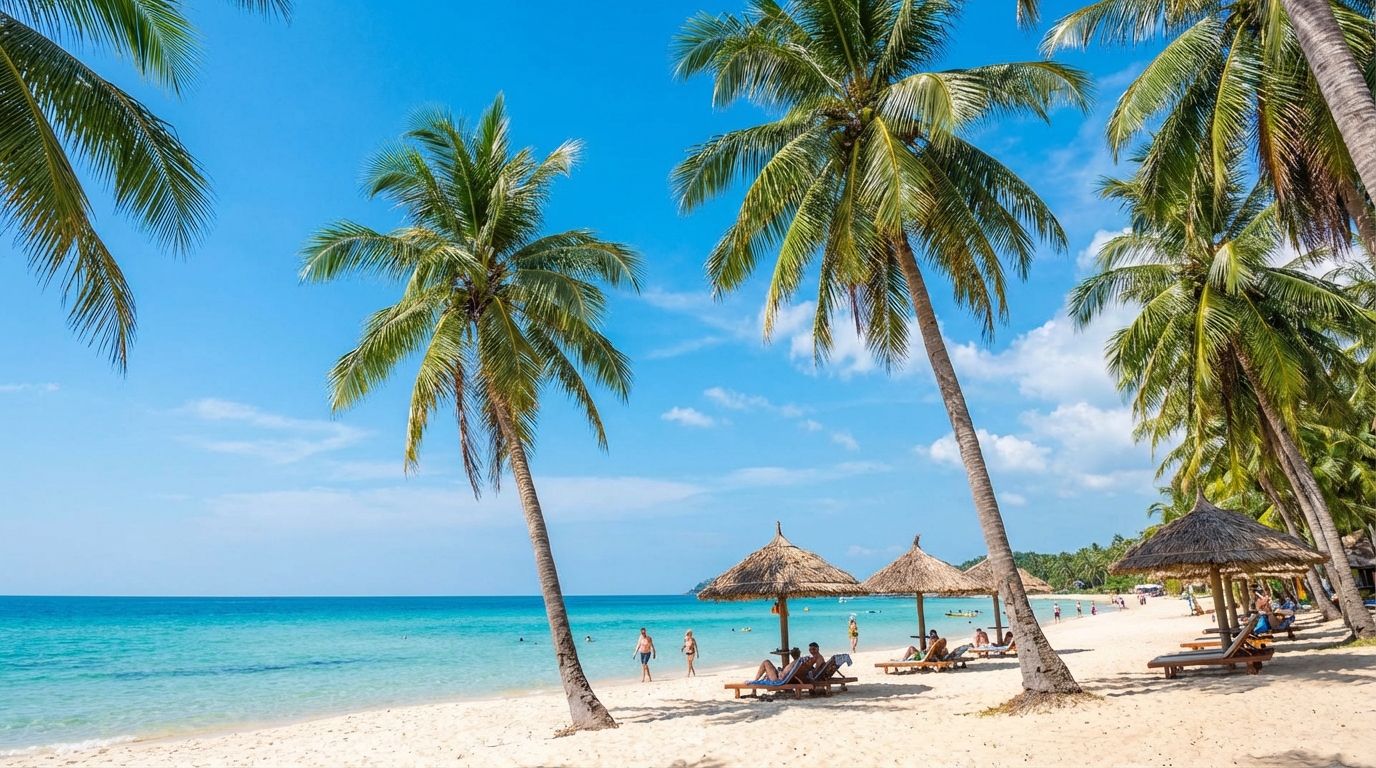 Bãi biển Phú Quốc đẹp như thiên đường
