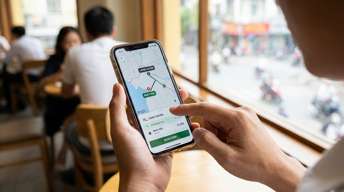Đặt taxi dễ dàng qua điện thoại với ứng dụng hoặc gọi trực tiếp