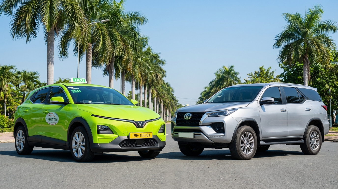 So sánh xe 4 chỗ VinFast VF6 và xe 7 chỗ SUV tại Long Xuyên