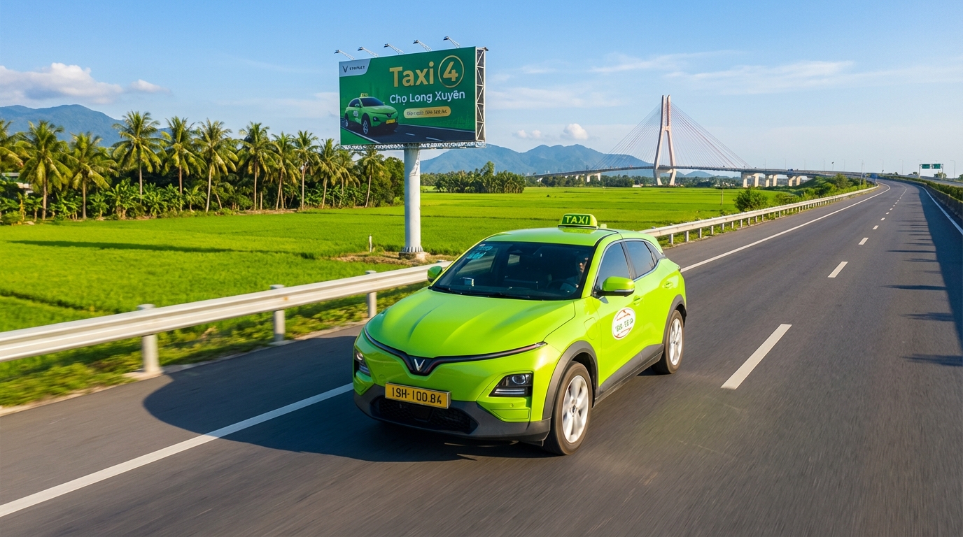 Taxi 4 Chỗ Long Xuyên - VinFast VF6