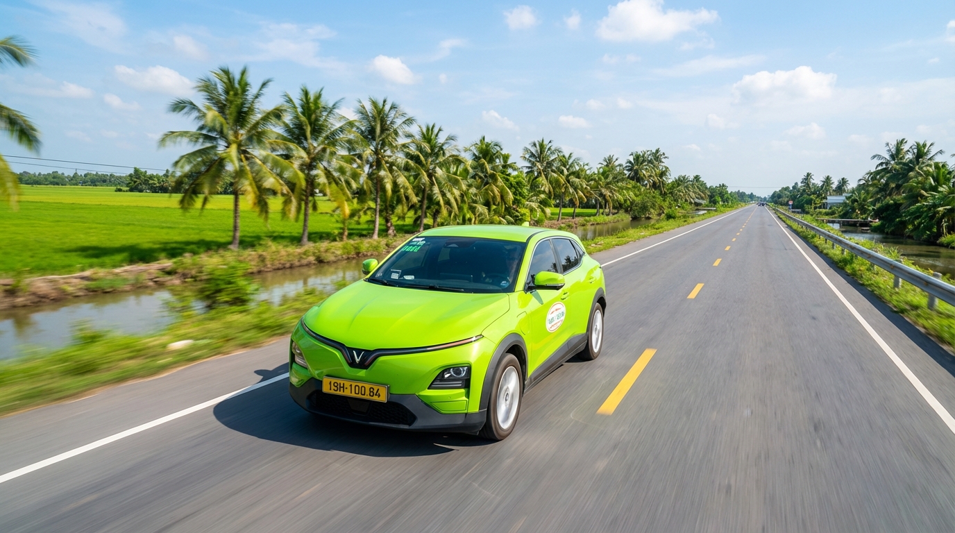 Taxi Long Xuyên đi Sân Bay Cần Thơ - VinFast VF6